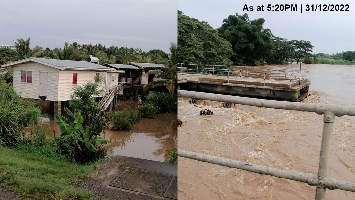 Rising flood waters and flooding in parts of Nadi, Fiji — Earth Changes