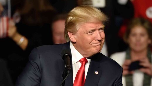 trump smile