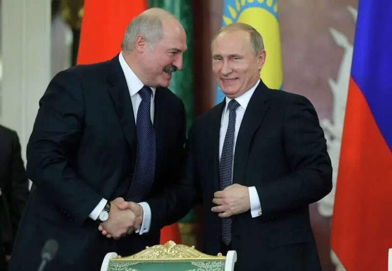 Alexander Lukashenko and Vladimir Putin—two targets of American regime change