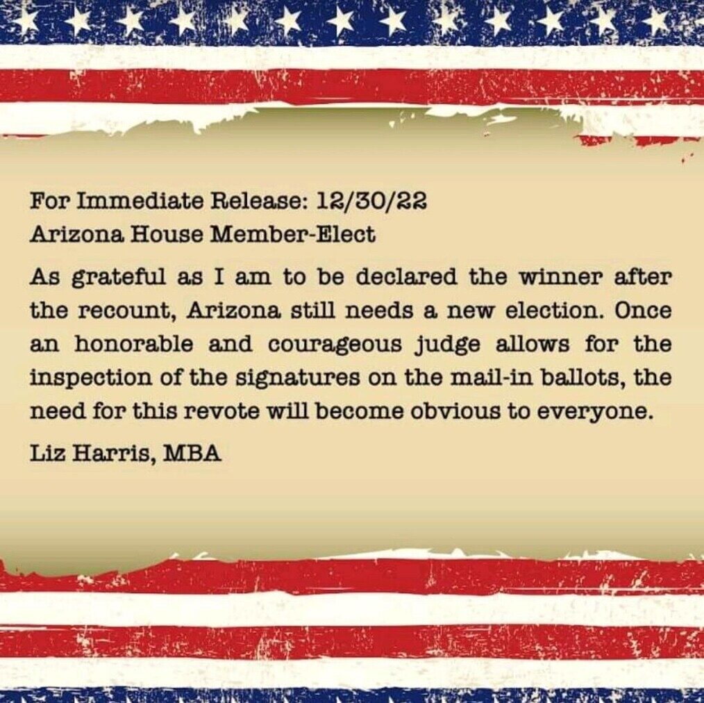Click to enlarge liz harris press release