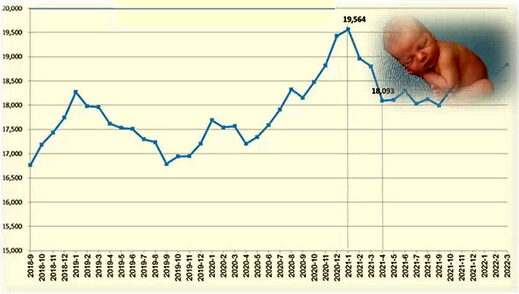 birth rates israel covid vaccine