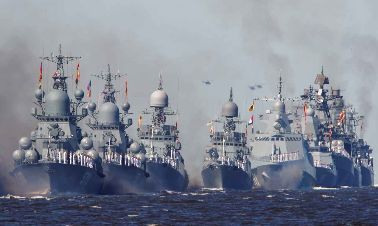 Russian warships