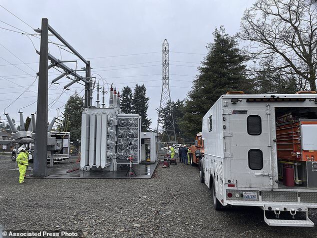 electrical stations attacked Washington