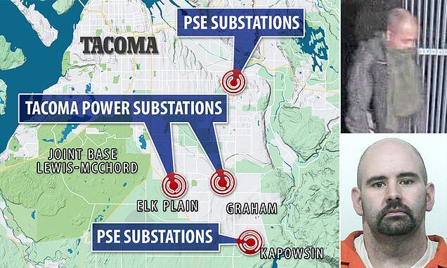 Click to enlarge suspects washington power stations sabotage
