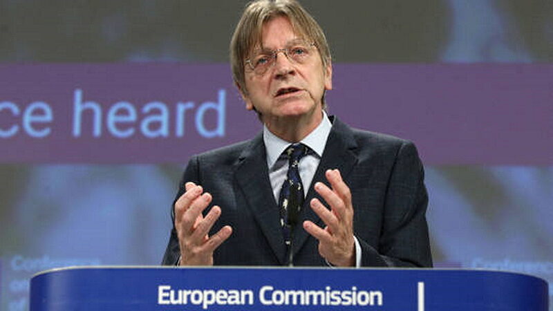Click to enlarge European Parliament Guy Verhofstadt