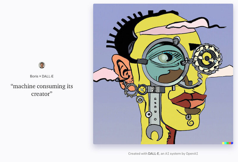 Click to enlarge My first ever image request to OpenAI’s art generator