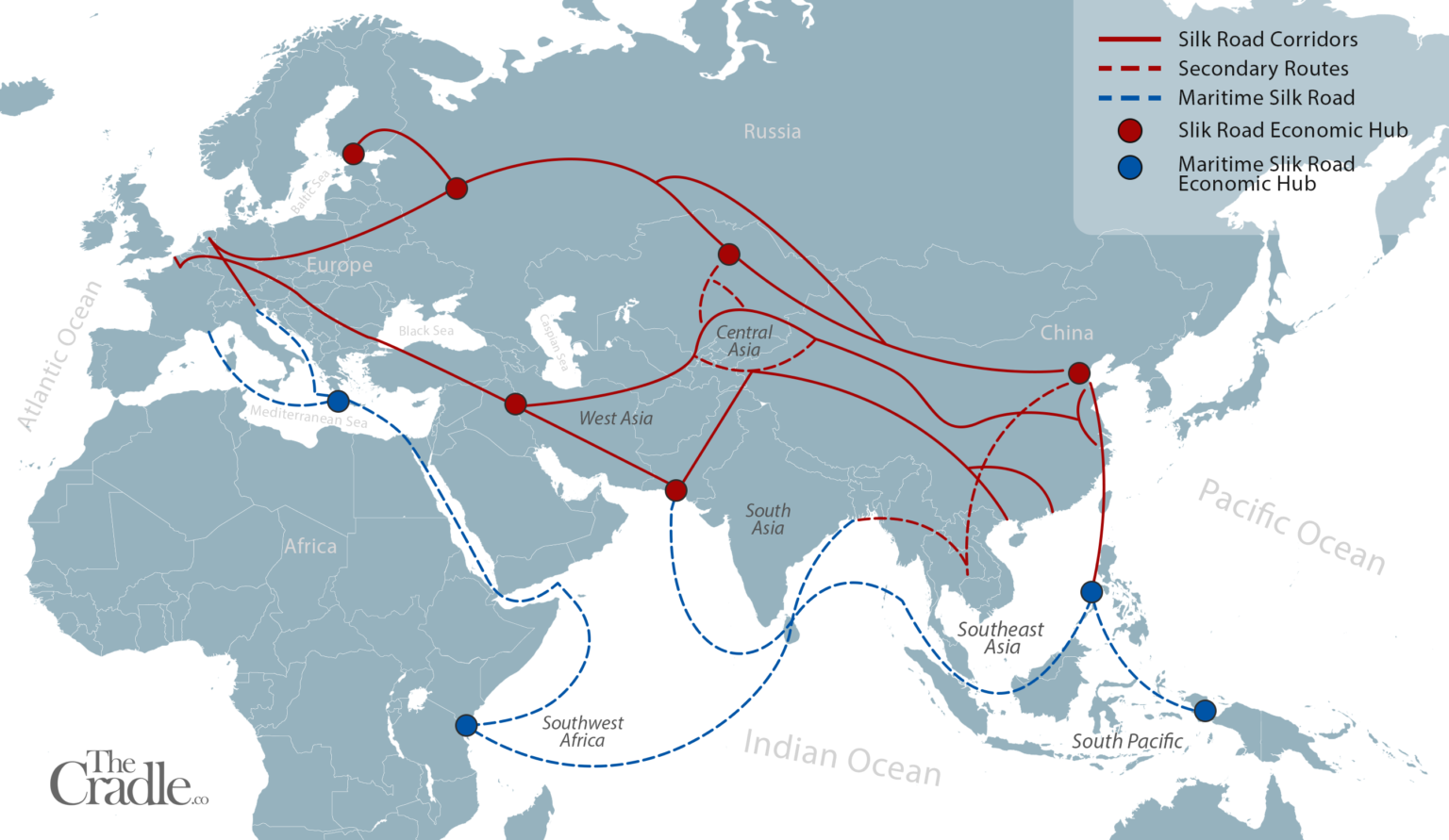 Click to enlarge Map of BRI