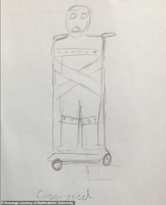 child drawing lockdown