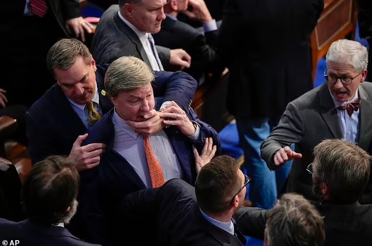 hudson rodgers gaetz house vote threat attack