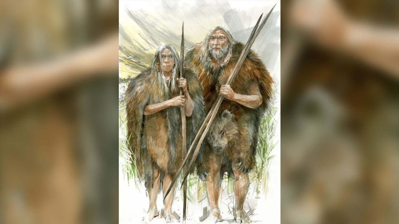 Click to enlarge Stone Age human