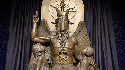 Click to enlarge Baphomet statue