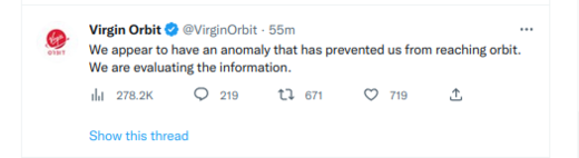 Virgin orbit