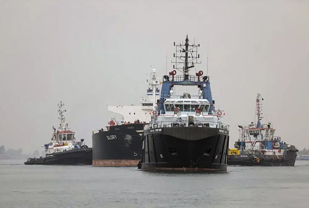 Suez Canal ship