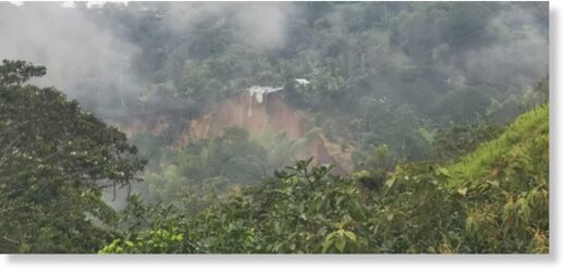 landslide Rosas Cauca Colombia January 2023