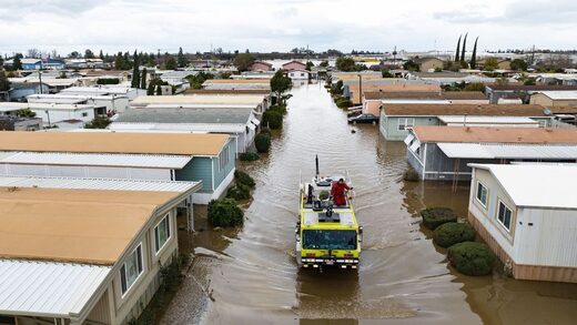 Click to enlarge flood california trailer park