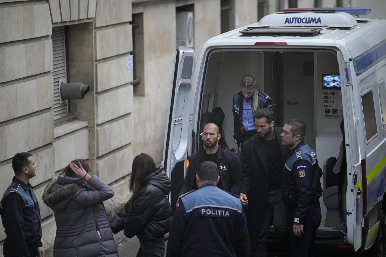 andrew tate arrested