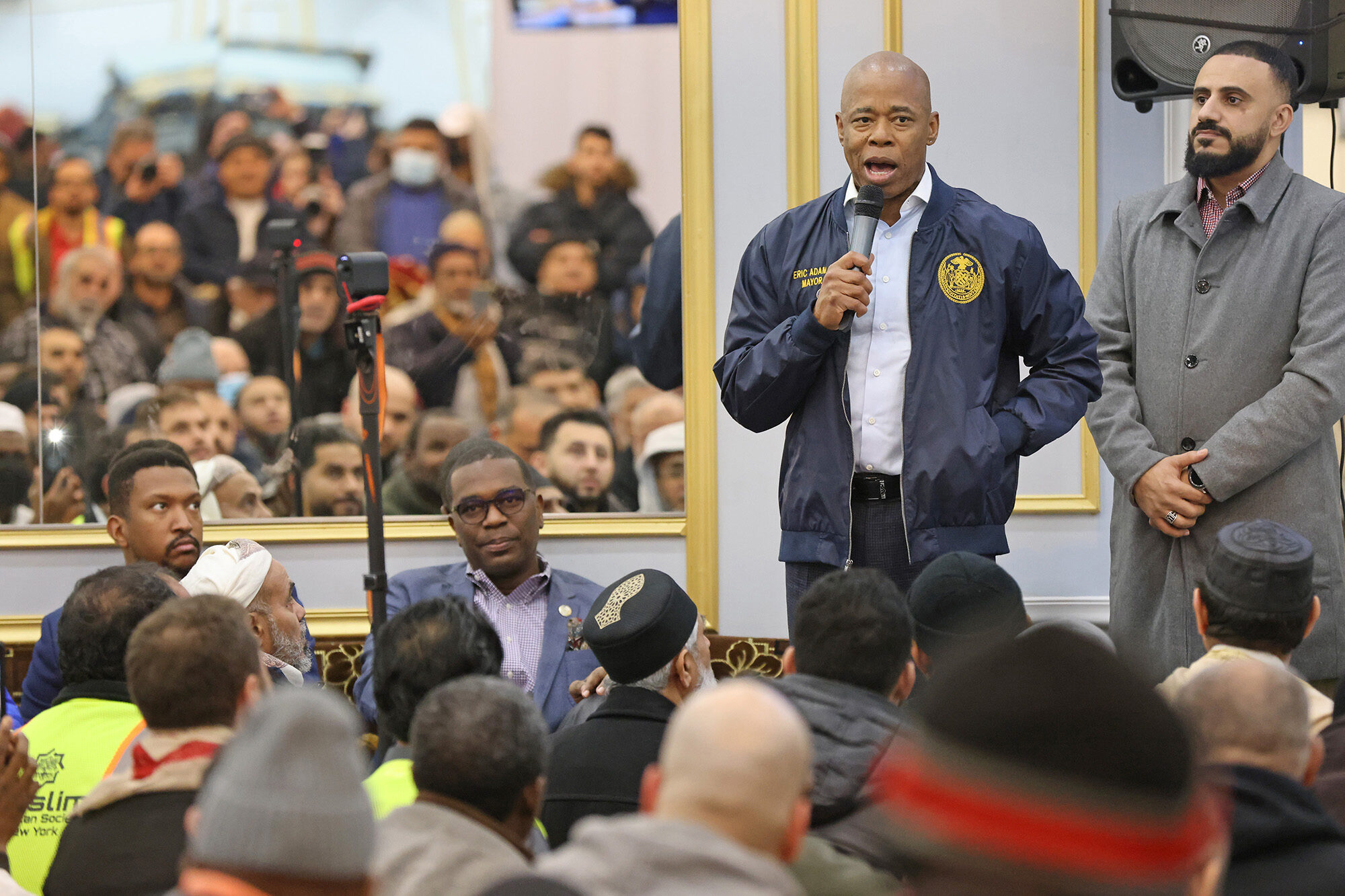 Click to enlarge Mayor Eric Adams