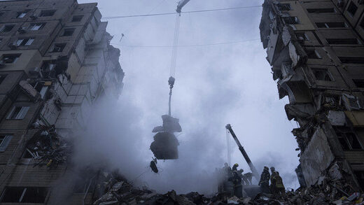 Dnepr, Ukraine rubble
