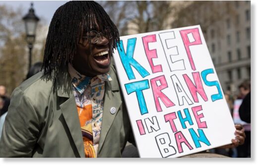 Click to enlarge protest trans