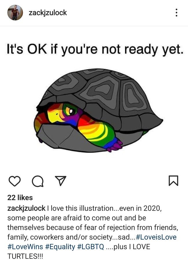 Click to enlarge Zachary Zulock promoting the