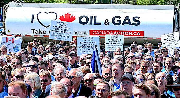 Click to enlarge Protesters
