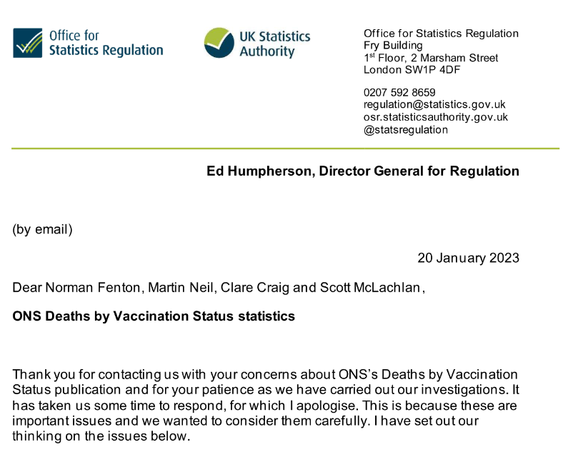 Click to enlarge UK office for statistics response