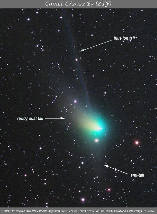Click to enlarge Comet E3 (ZTF)