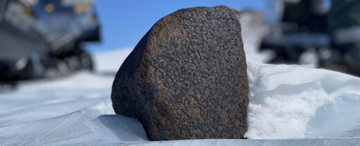 large meteorite recovered antarctica