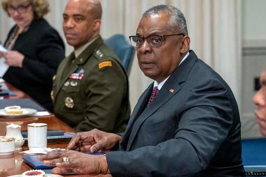 Click to enlarge Defense Secretary Lloyd Austin