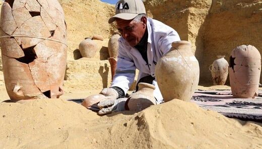 Click to enlarge antiquities restore egypt mummy
