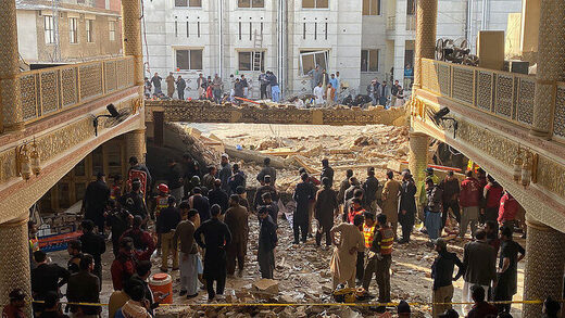 Click to enlarge Peshawar mosque blast