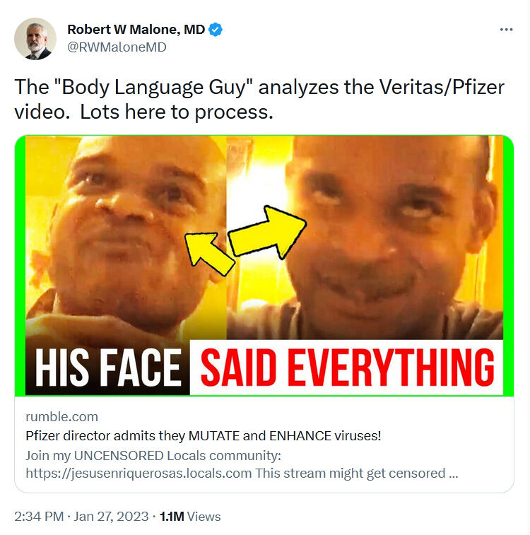Click to enlarge Malone Tweet