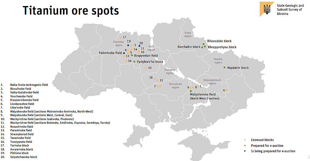 Click to enlarge titanium deposits ukraine