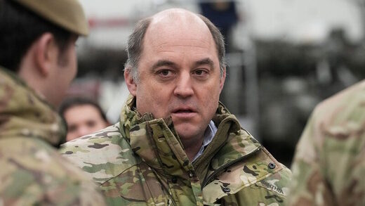 Click to enlarge UK Defence Secretary Ben Wallace