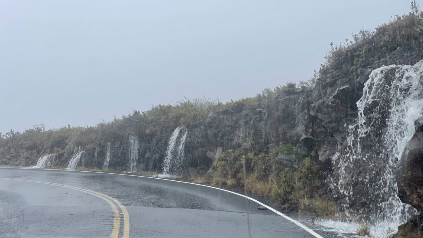 Click to enlarge Flooding in Hawaii's Haleakalā National Park