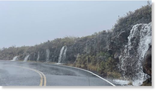 Flooding in Hawaii's Haleakalā National Park