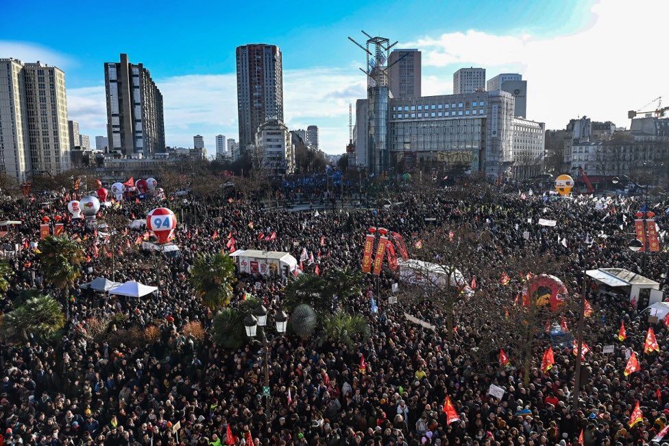 paris protest 2023