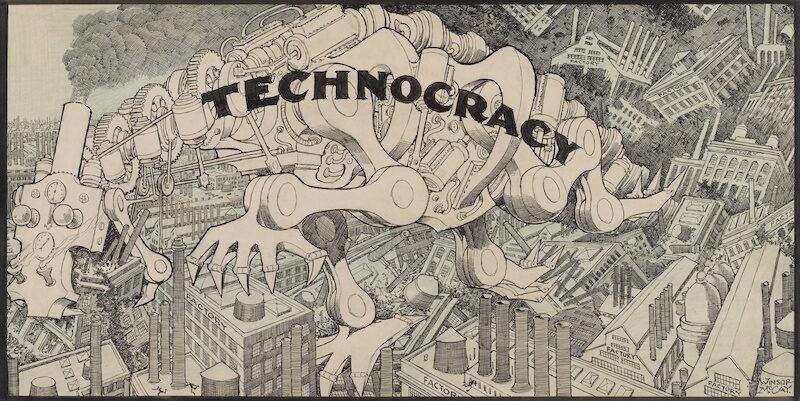 Technocracy – a 1933 cartoon by Winsor McCay.