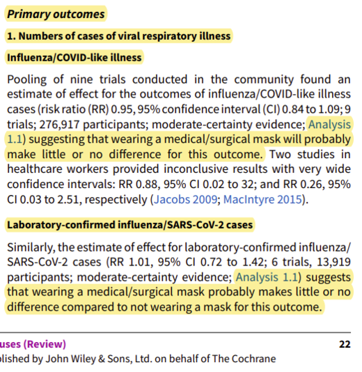 primary outcomes