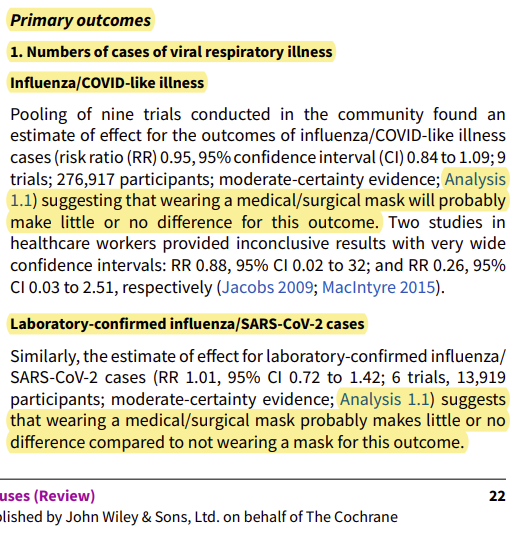 primary outcomes