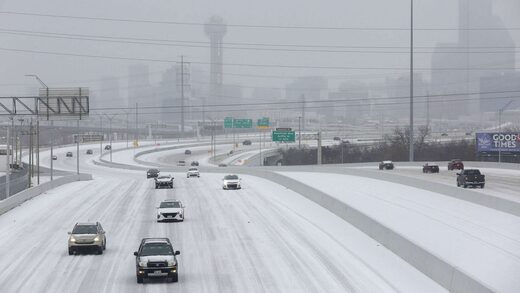 Ice storm texas
