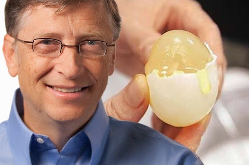 Click to enlarge Bill Gates eggs