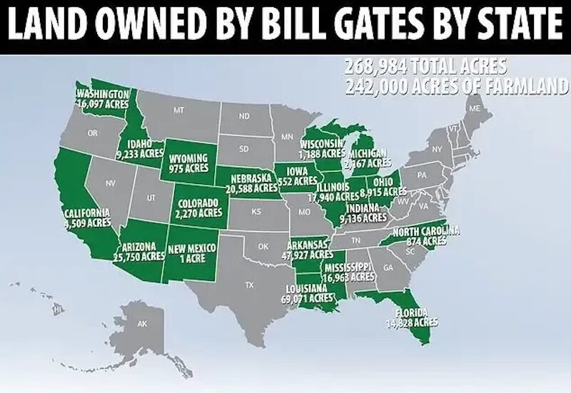 Click to enlarge Gates land