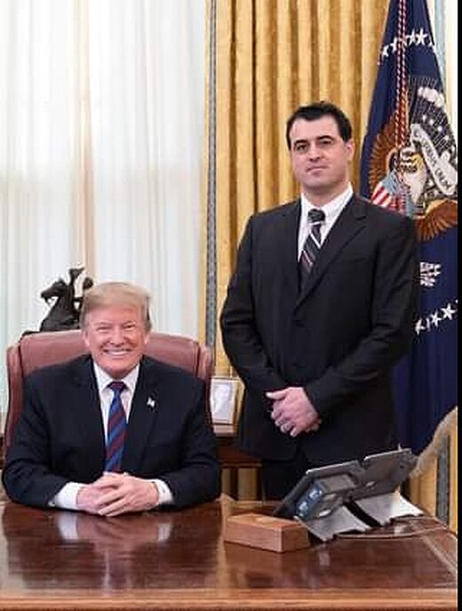 Click to enlarge Ahmad Batebi and Donald Trump iran