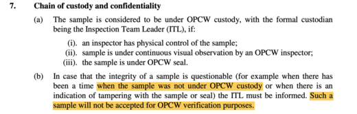 Click to enlarge Douma OPCW report 2