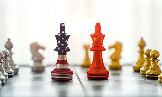 china usa chess board global politics