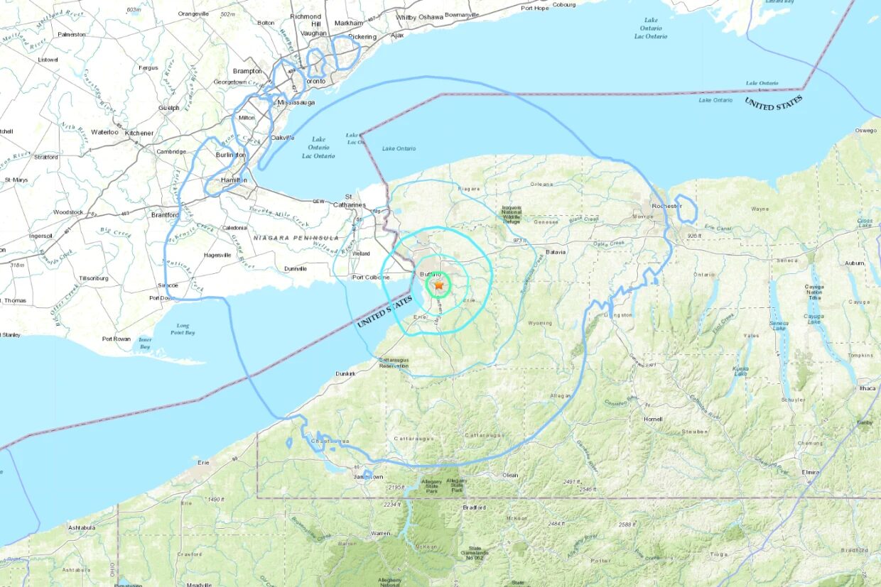 Buffalo NY earthquake