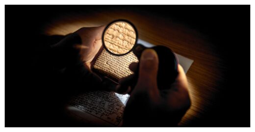 Fragment of a cuneiform tablet.