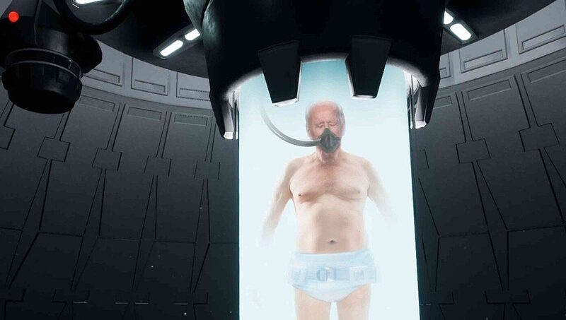 biden bacta tank star trek satire state of the union