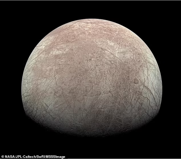 Click to enlarge europa jupiter moon ice formation